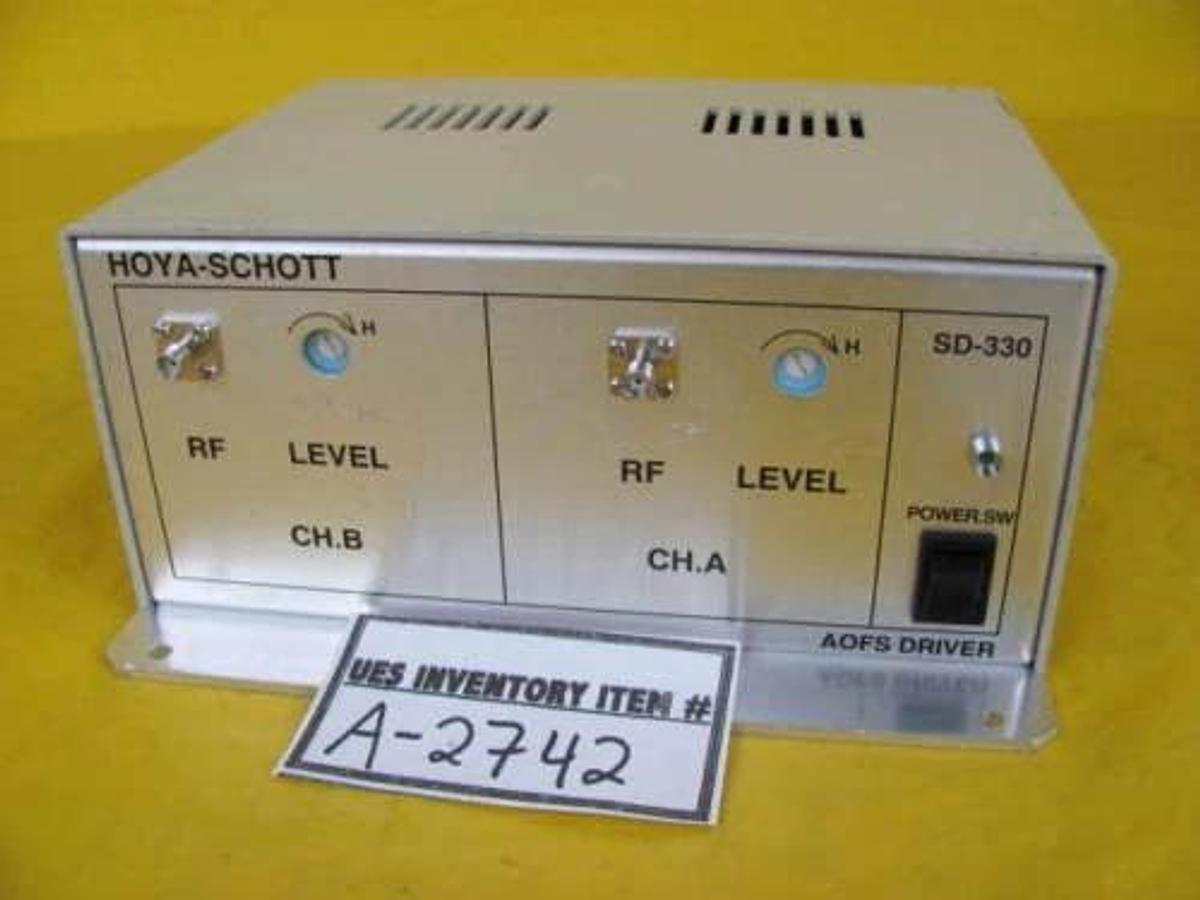 Used Hoya-Schott SD-330 AOFS Driver Working Surplus