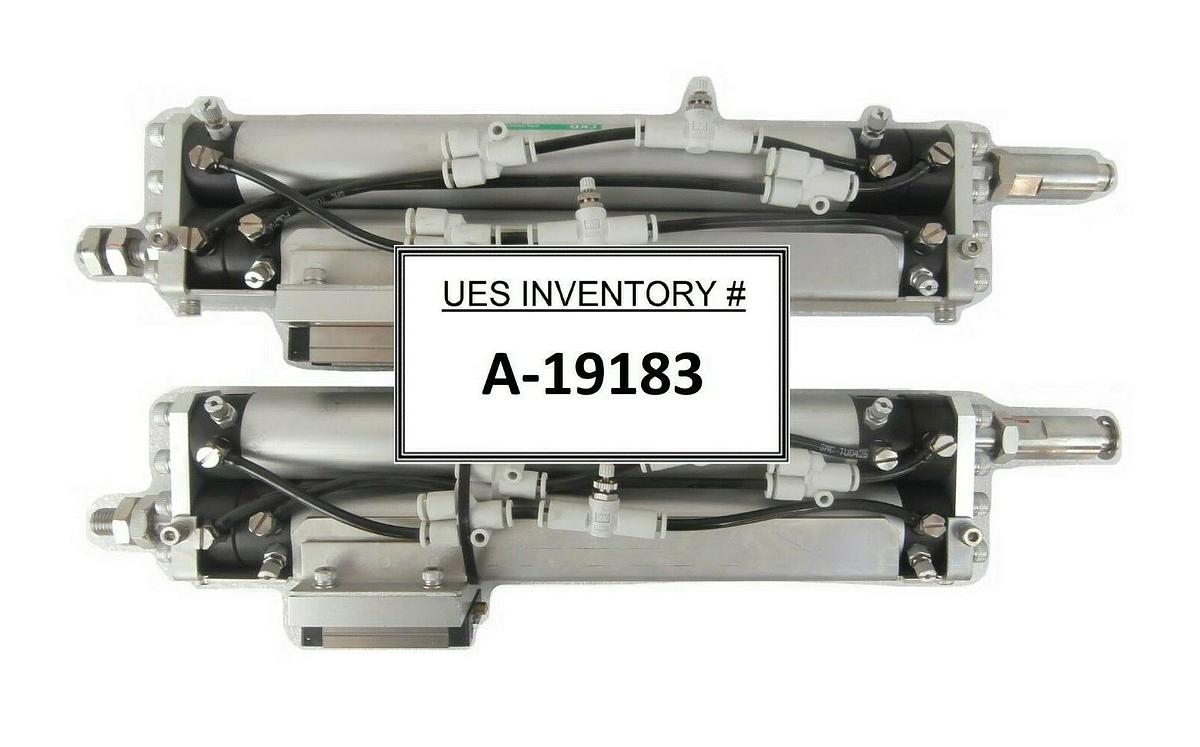 Used CKD SCM-25B175-P7 Load Port Pneumatic Rail TEL 3D80-001147-V6 Lot of 2 Spare