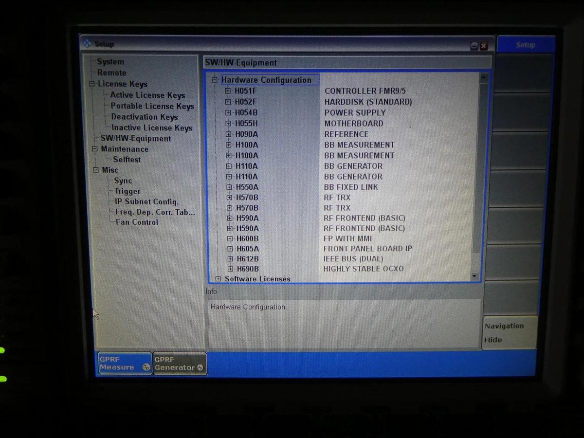 Used Rohde & Schwarz 1201.0002K50 Wideband Radio Comm Tester CMW 500 V 3.5.10 Split