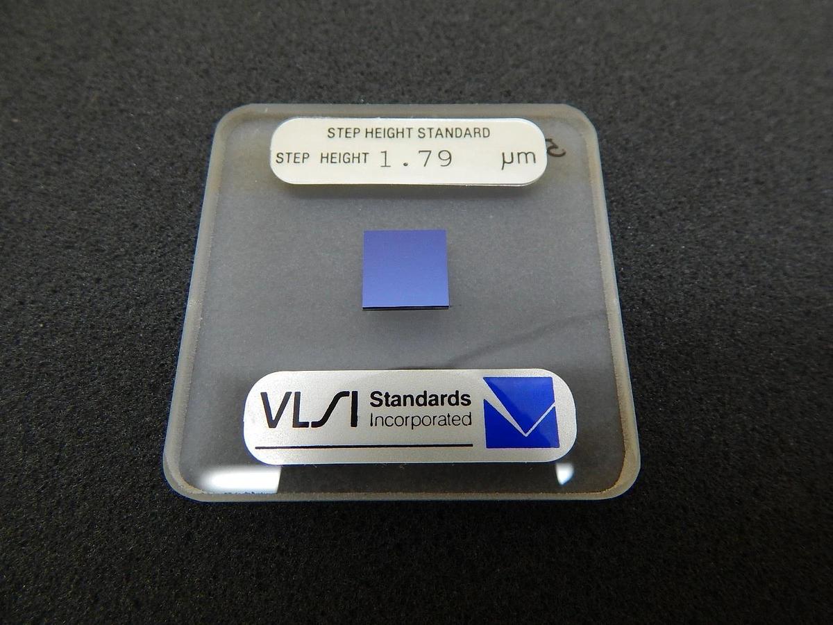 Used VLSI Standards 1.79µm Step Height Standard Metrology Calibration Tool Working