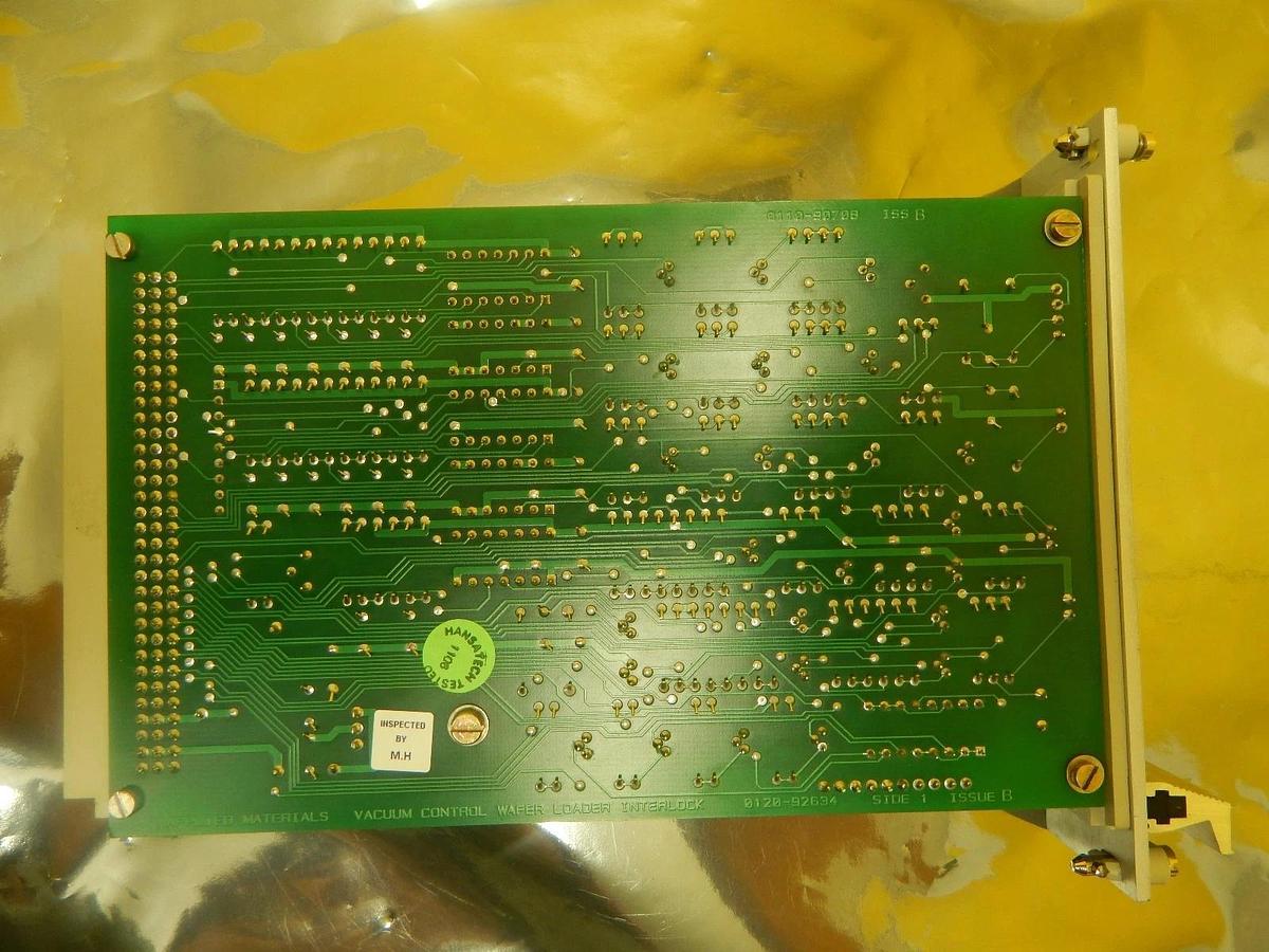 Used AMAT Applied Materials 0100-90708 Vacuum Control Interlock PCB Card Used Working
