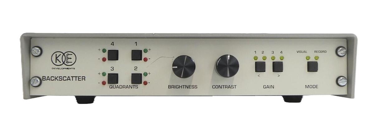 Used K.E. Developments Backscatter Preamplifier 4-Quadrant Controller Working