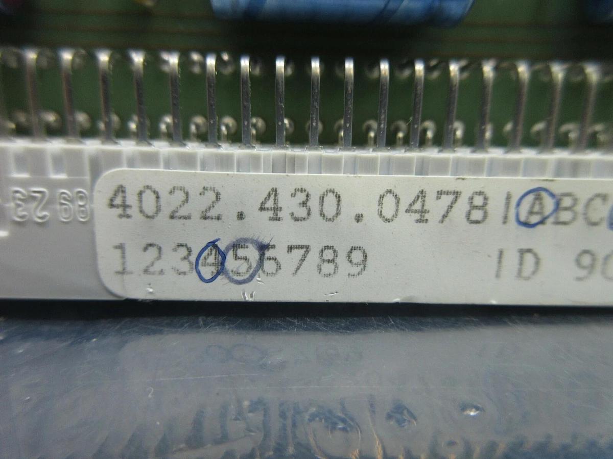 Used ASML 4022.430.04780 Shutter Control PCB Card 4022.430.0478 PAS 5000/2500 Used