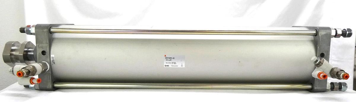 Used SMC CDS2b160TN-650-DUX00228 Tie Rod Pneumatic Air Cylinder Cs2 Working Surplus