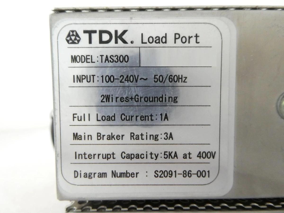 Used TDK TAS300 300mm Load Port Power Supply S2091-86-001 Reseller Lot of 2 Working