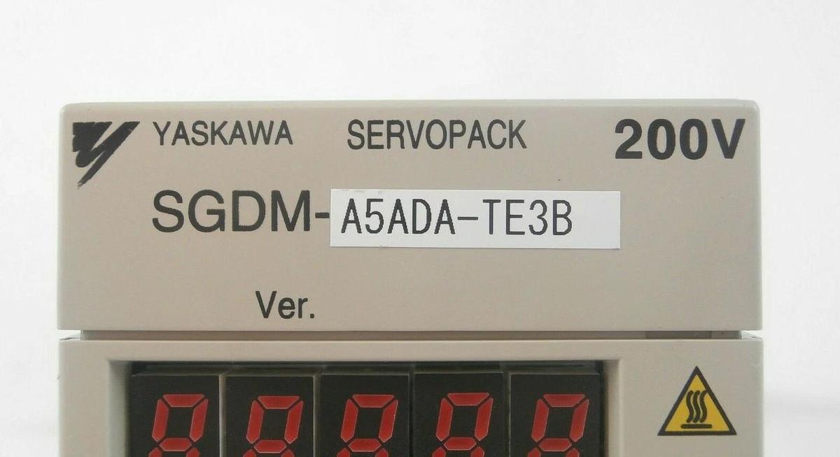 Used Yaskawa Electric SGDM-A5ADA-TE3B Servo Driver SERVOPACK TEL Lithius Working
