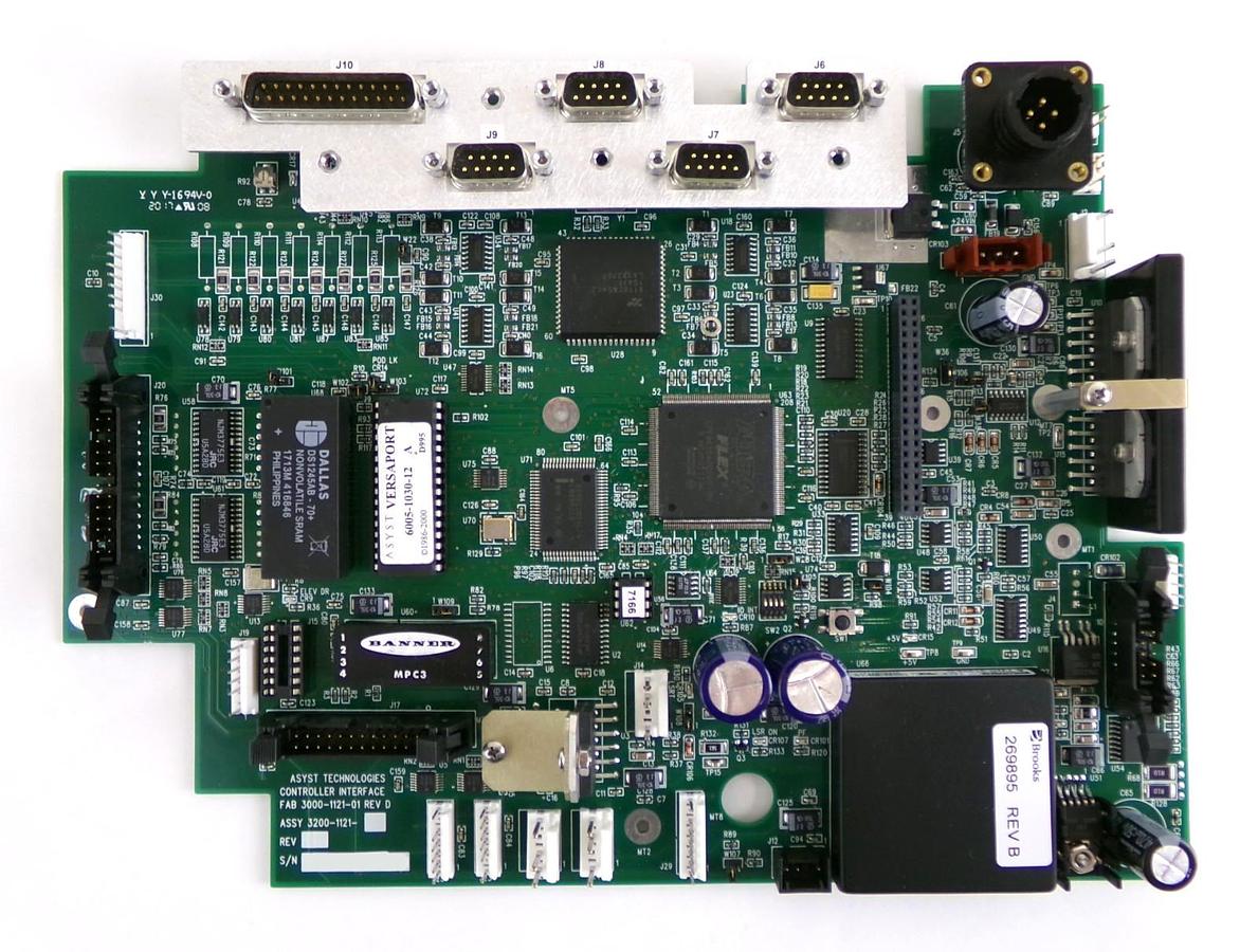 Used Asyst Technologies 3200-1121-01 Controller Interface PCB Working Surplus