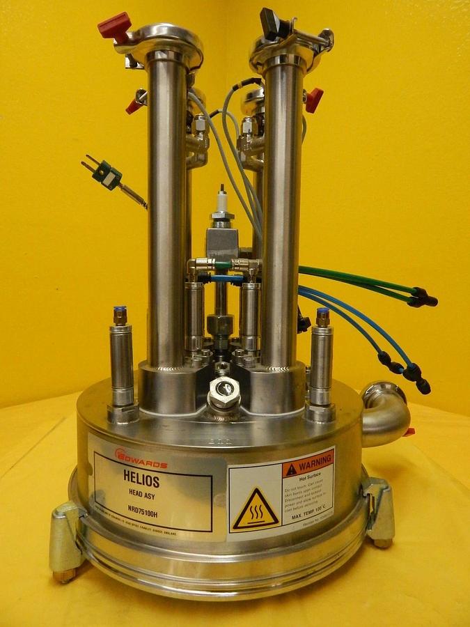 Used Edwards NRD75100H Helios Head Assembly Combustion Chamber Used Working