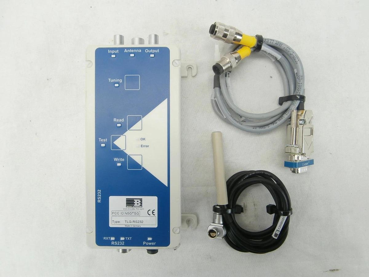 Used Brooks Automation E20000580 Transponder Set with Antenna E20000581 Working Spare