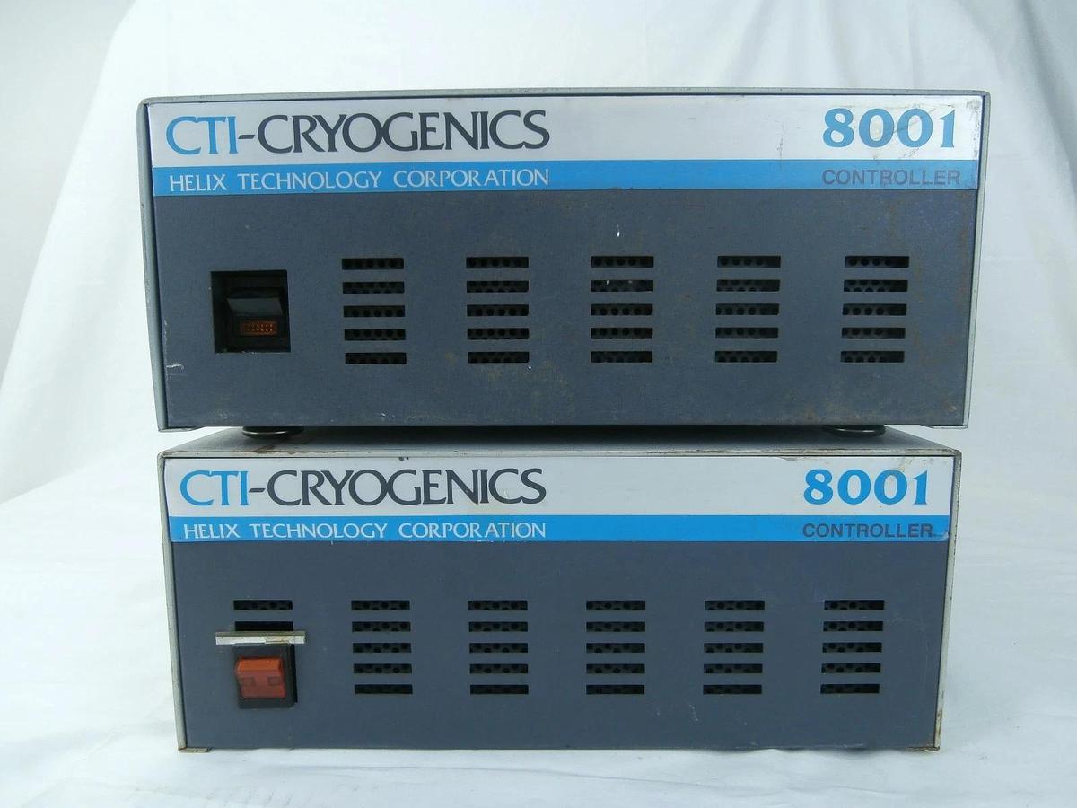 Used CTI-Cryogenics 8052001 Controller 8001 Reseller Lot of 2 Untested Surplus As-Is