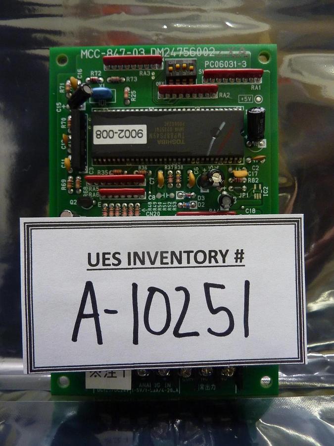 Used Toshiba MCC-847-03 Processor Board PCB DM24756002 PC06031-3 Used Working