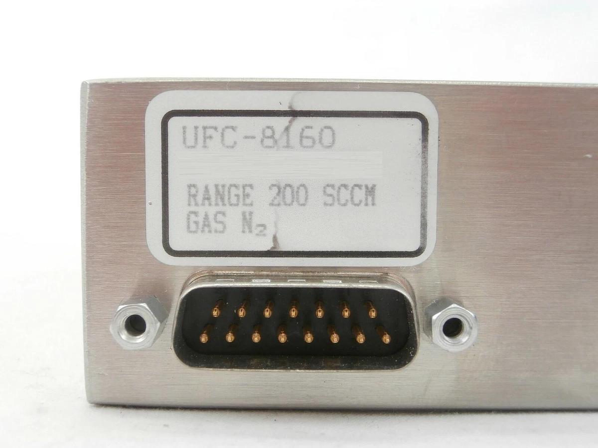 Used UNIT Instruments UFC-8160 Mass Flow Controller MFC 200 SCCM N2 Working Spare