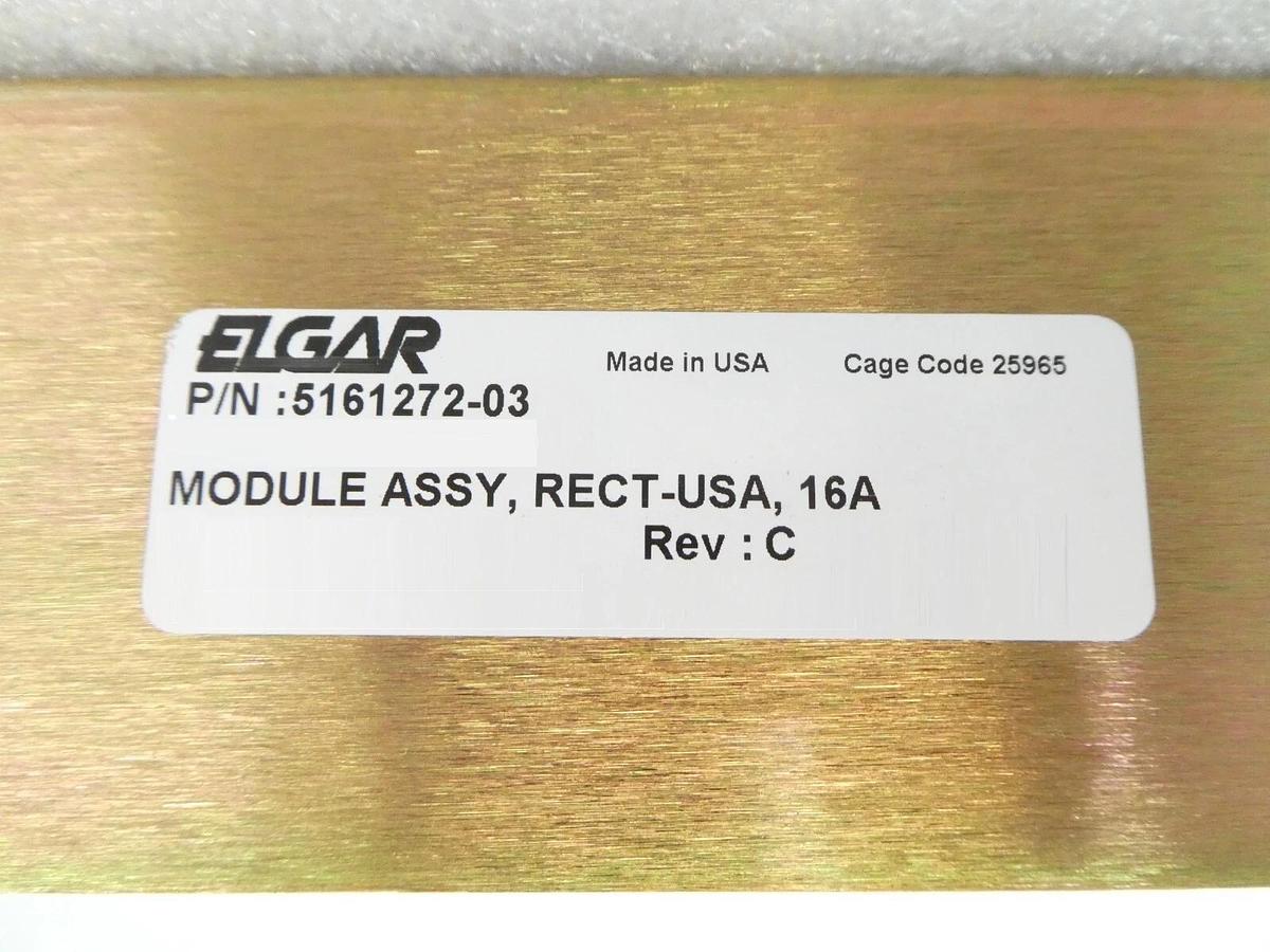 Used Elgar 5161272-03 16A Rectifier Module Assembly SmartWave SW5250A Working Surplus