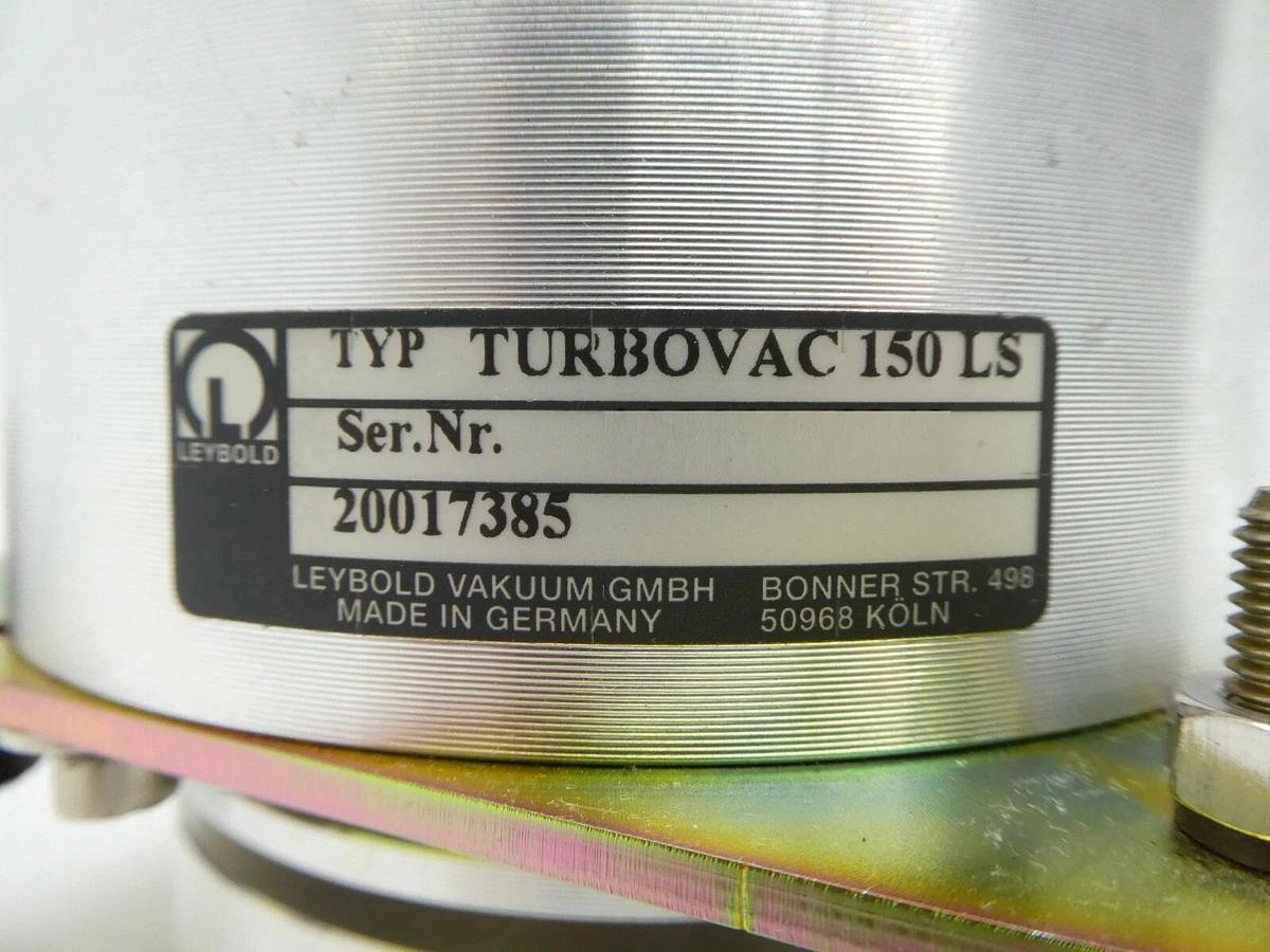 Used TURBOVAC 150 LS Leybold 20017385 Turbomolecular Pump Turbo UL 500 Working Spare