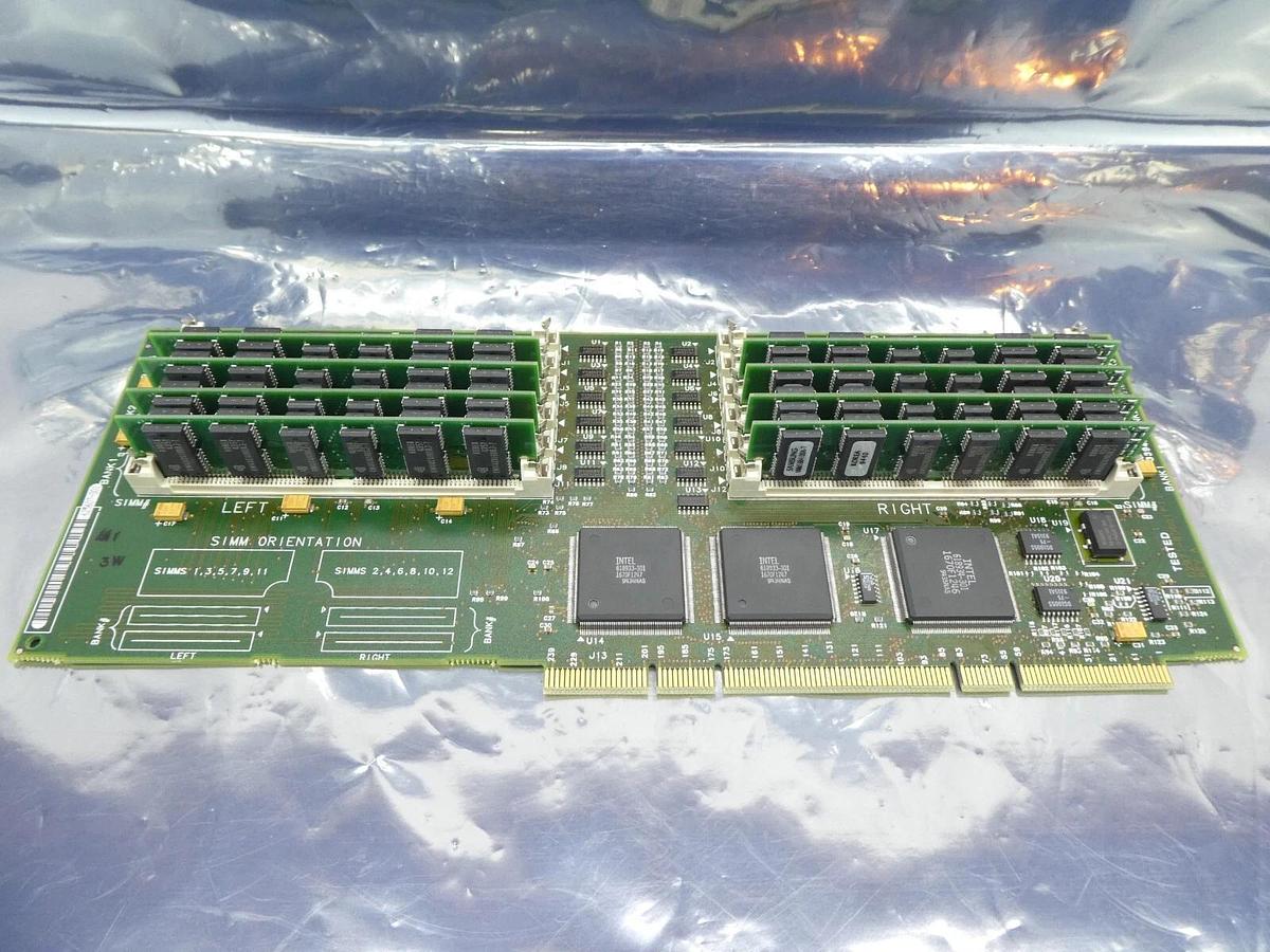 Used Phoenix Technologies 625607-001 SIMM Bank PCB KMM5364100A-7 Working Surplus
