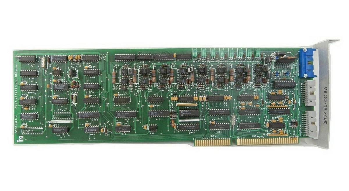 Used Electroglas 247216-001 System I/O PCB Card 247215-001 Working Surplus