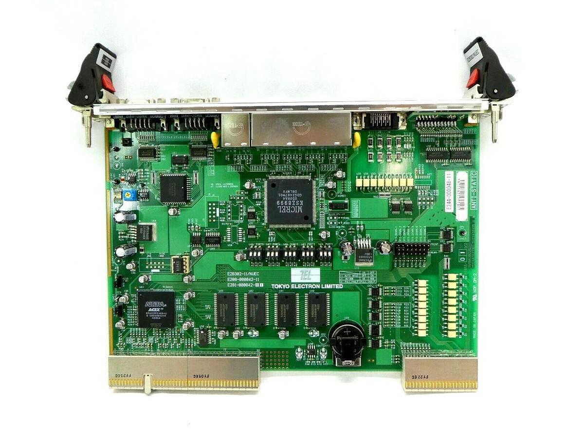 Used TEL Tokyo Electron E244-000048-11 Processor VME PCB Card RI02Z-01 TEL Lithius