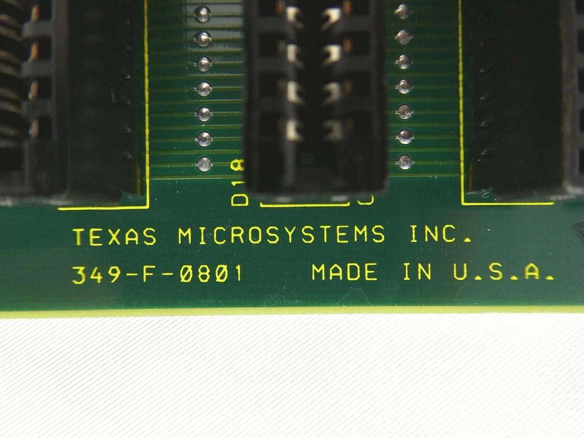 Used Texas Microsystems 10813 PCA Backplane PCB BM7-AT 7AT Slots SVG 90S DUV Spare