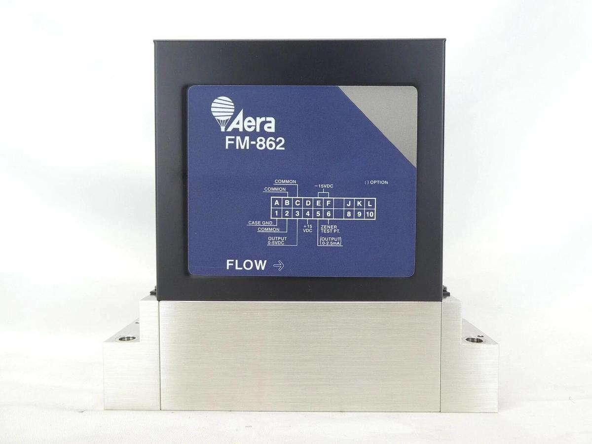 Used Aera FM-862-6B1 Mass Flow Controller MFC FM-862 80 SLM N2 Working Spare