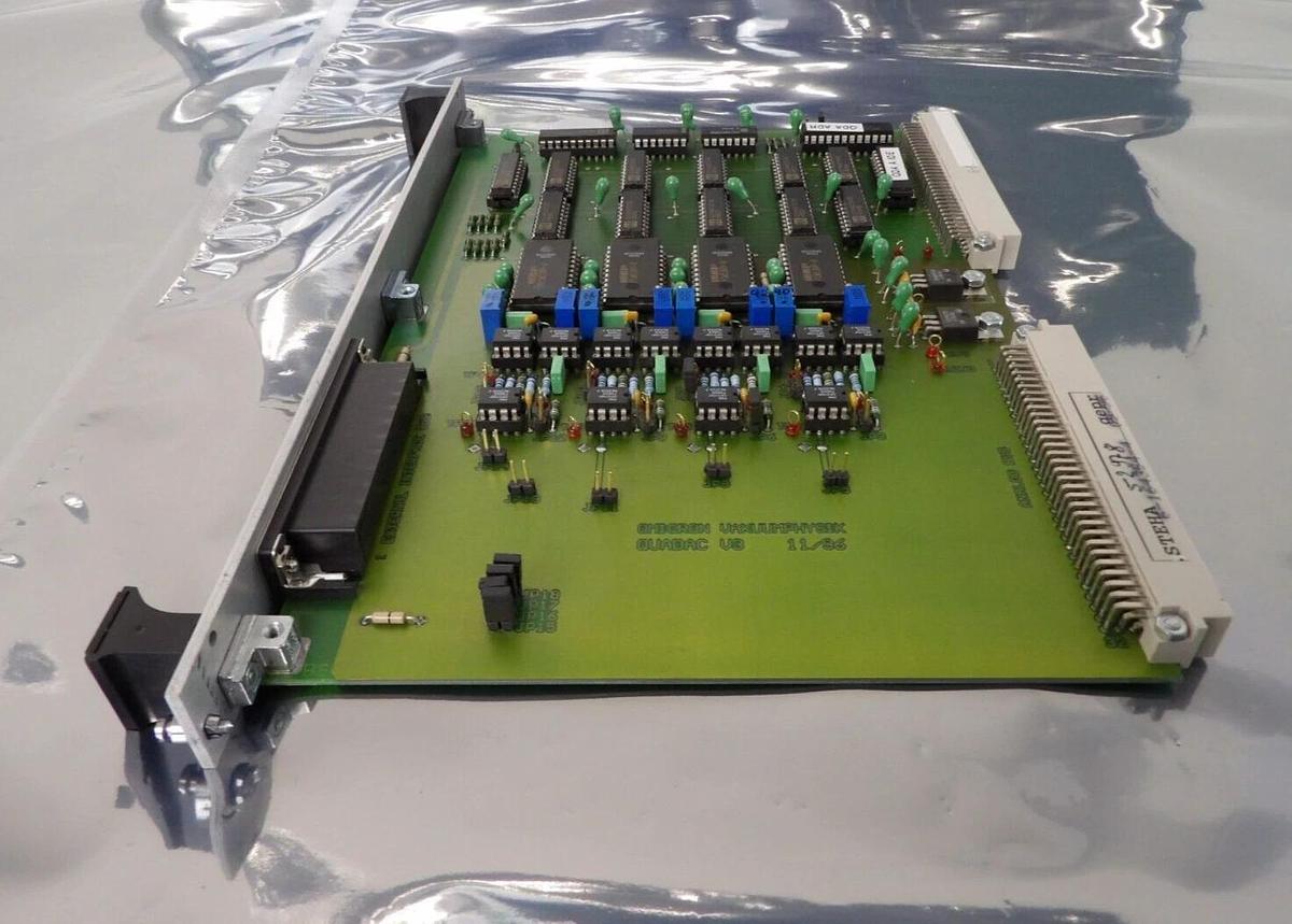 Used Omicron Vakuumphysik Quadac V3 SPM CU PCB Assembly Quadac A Working Surplus