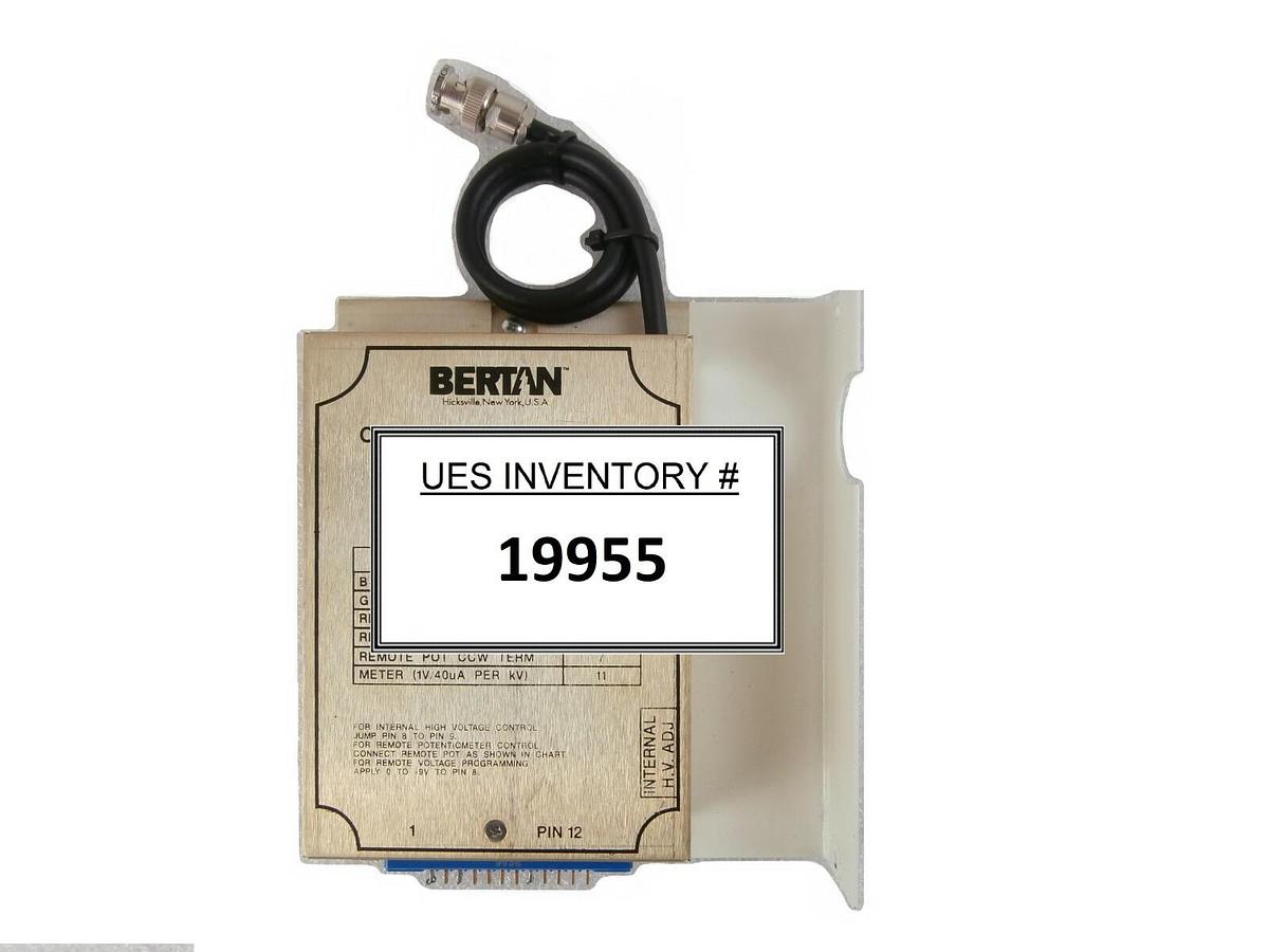 Used Bertan PMT-20C-N-1 High Voltage Power Supply Ulvac Enviro II Working Surplus