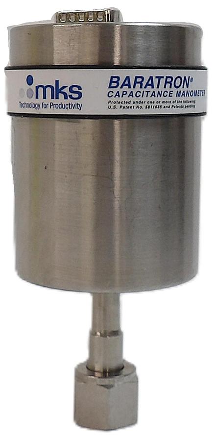 Used MKS Instruments 624B-25050 Baratron Transducer Type 624 No 15-Pin D Screws Spare