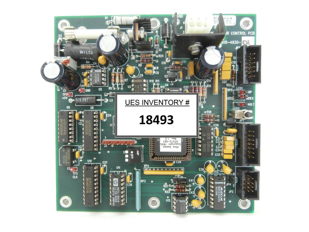 Used Hine Design 810-4930-01 Uno Motor Control PCB Lam Research FPD Continuum Spare