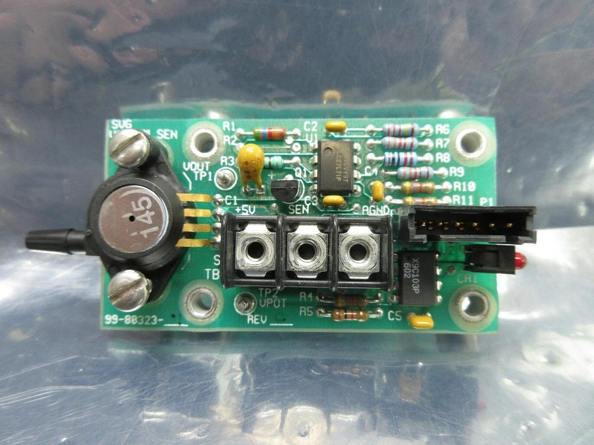 Used SVG Silicon Valley Group 99-80323-01 Vacuum Sensor Board PCB Rev. C Used Working