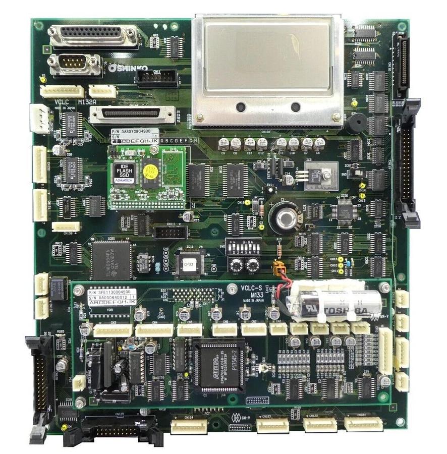 Used Shinko Electric 3ASSYC804900 PCB VCLC M132A 3FE113C004500 Spare Surplus
