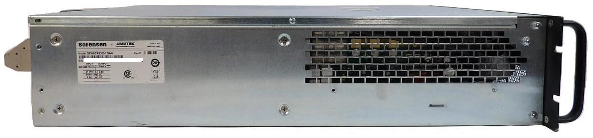 Used Sorensen SFA60X83C-1DAA Programmable Power Supply SFA 60/83 Ametek Working