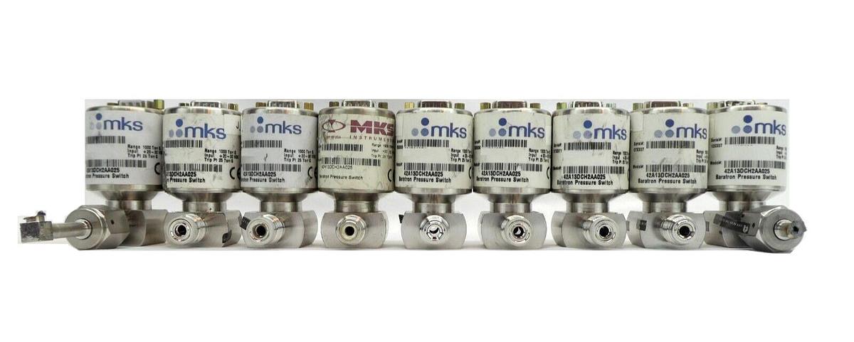 Used MKS Instruments 42A13DCH2AA025 Baratron Pressure Switch Reseller Lot of 9 Spare