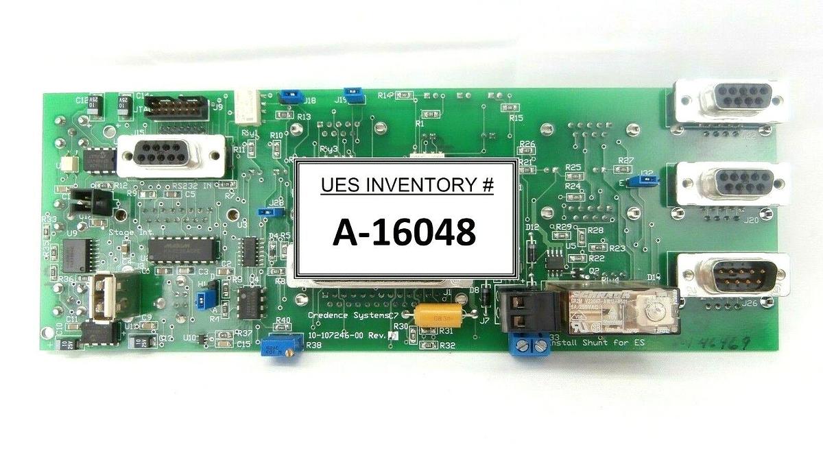 Used Credence Systems 10-107246-00 ES Install Shunt Board PCB Optonics Working