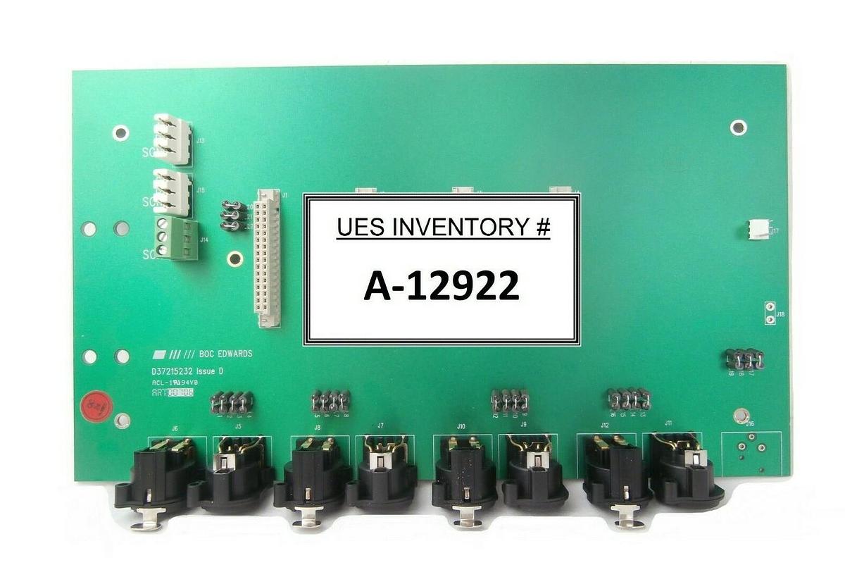 Used Edwards D37215232 iNIM Network Interface Backplane Board PCB Working Surplus