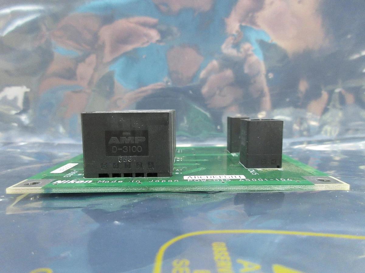 Used Nikon 4S001-104 Interface Board PCB POW-DIS NSR-S306C DUV System Used Working