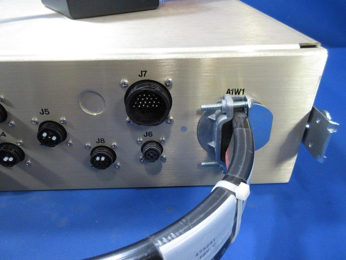 Used Axcelis 595731 Module Power Distribution 5125B6W Pin & Sleeve Inlet & Cable Used