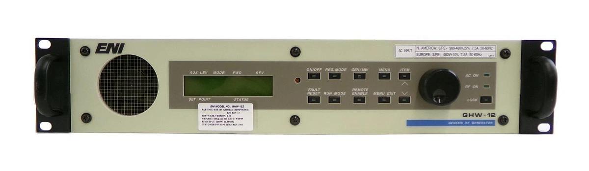 Used GHW-12Z Genesis ENI Power Systems GHW12Z-13DF2NH-002 RF Generator Working
