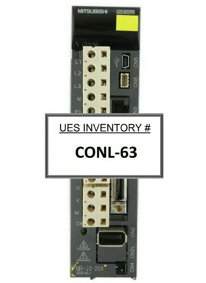 Used Mitsubishi Electric MR-J3-20A AC Servo Driver MELSERVO AMAT Working Surplus