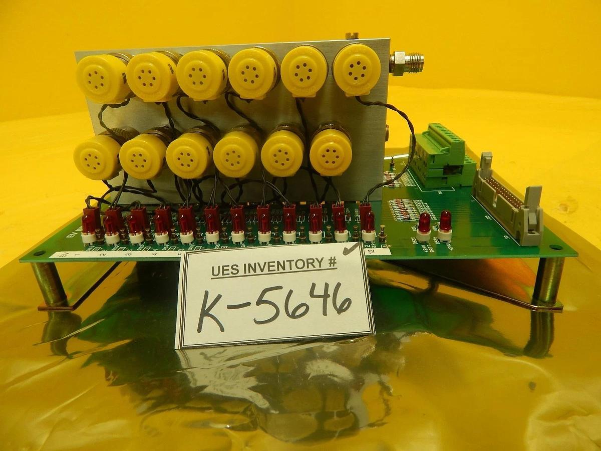 Used ASM 03-320142D01 EV Interface Pneumatic Block PCB Assembly ASM Epsilon 3000 Used