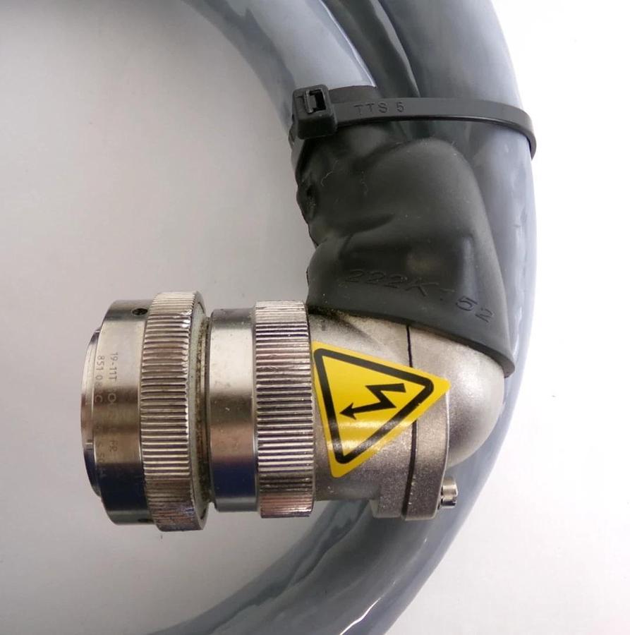 Used Alcatel Adixen A215300-017-C2-C2 Turbomolecular Pump Cable Working