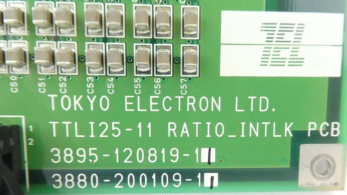 Used TEL Tokyo Electron 3880-200109-11 PCB TTLI25-11 RATIO_INTLK Working Surplus