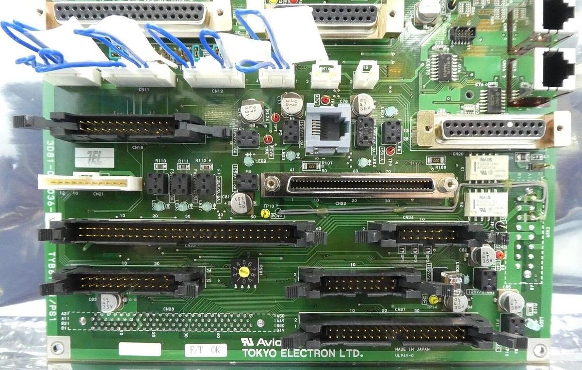 Used TEL Tokyo Electron 3D81-000036-V2 Interface PCB TYB61E-1/PS1 Working Surplus