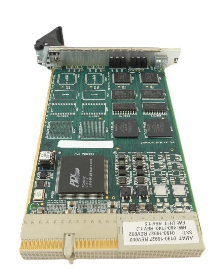 Used SST Woodhead DNP-CPCI-3U-4 DeviceNet Scanner PCB Card AMAT 0190-16927 Working