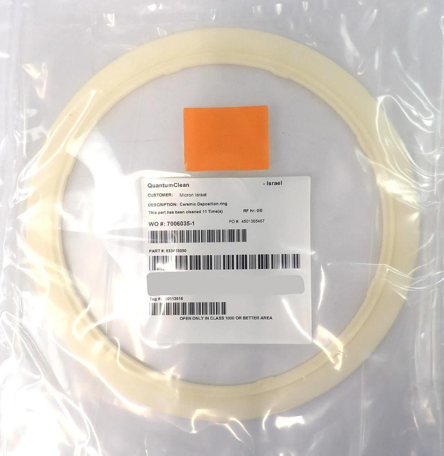 Refurbished Micron 633463050 Ceramic Deposition Ring Copper CU Exposed Refurbished