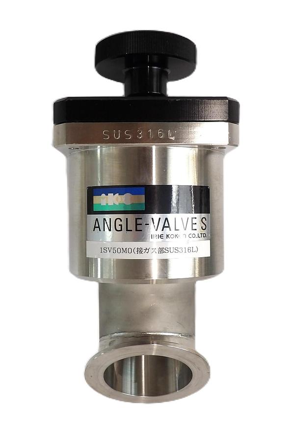Used Irie Koken 1SV50M0 Manual Vacuum Isolation Angle Valve Working Surplus