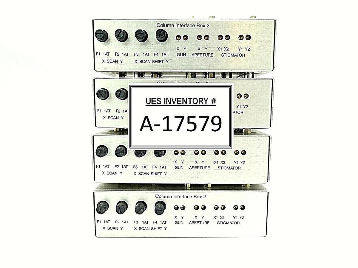 Used AMAT Applied Materials SV 300 LT Column Interface Box 2 Lot of 4 SEMVision cX