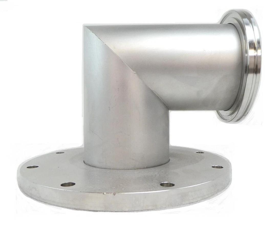 Used Novellus Systems 60-00099-00 UHV 90° Right Angle ISO100 Vacuum Flange Working