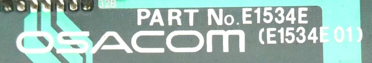 Used Osacom E1534E Elevator CPU PCB Board Assembly E1534E01 Working Surplus