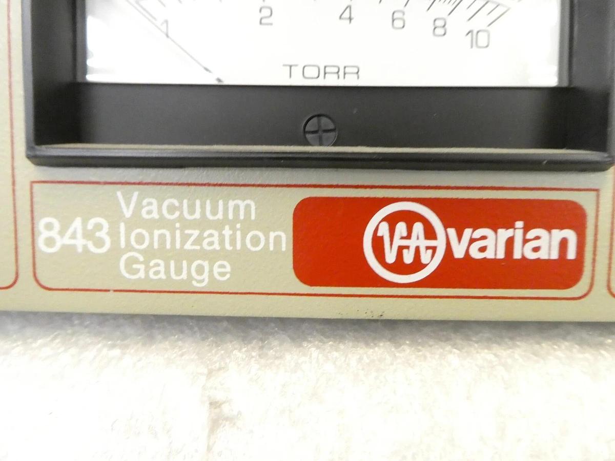 Used Varian 843 Vacuum Ionization Gauge 843 K3100-302 Model 843 Lot of 2 Working