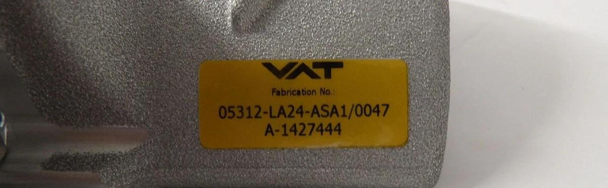 Used VAT 05312-LA24-ASA1 Wafer Transfer Slit Valve L-MOTION Reseller Lot of 2 Surplus
