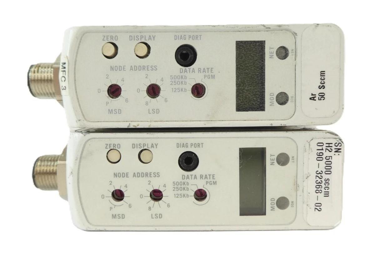 Used Brooks Instrument GF125C Mass Flow Controller MFC Reseller Lot of 10 Working